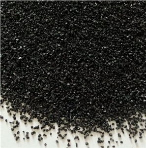 Natural Stone Shinny Black Gravels and Sand
