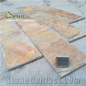 Beige Slate Mushroom Stone for Decoration