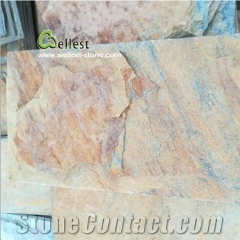 Beige Slate Mushroom Stone for Decoration