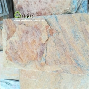 Beige Slate Mushroom Stone for Decoration