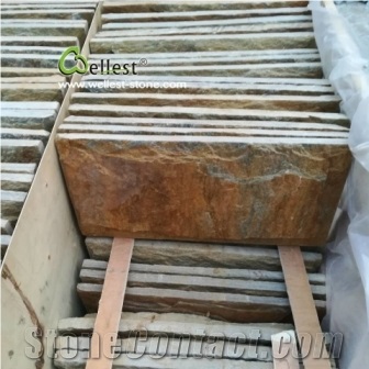 Beige Slate Mushroom Stone for Decoration