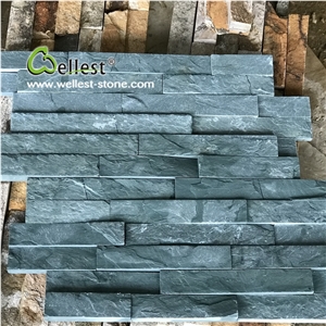China Green Slate Cultured Stone Wall Cladding