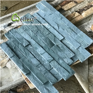 China Green Slate Cultured Stone Wall Cladding