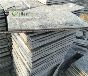 China Natural Green Quartzite Mushroom Stone