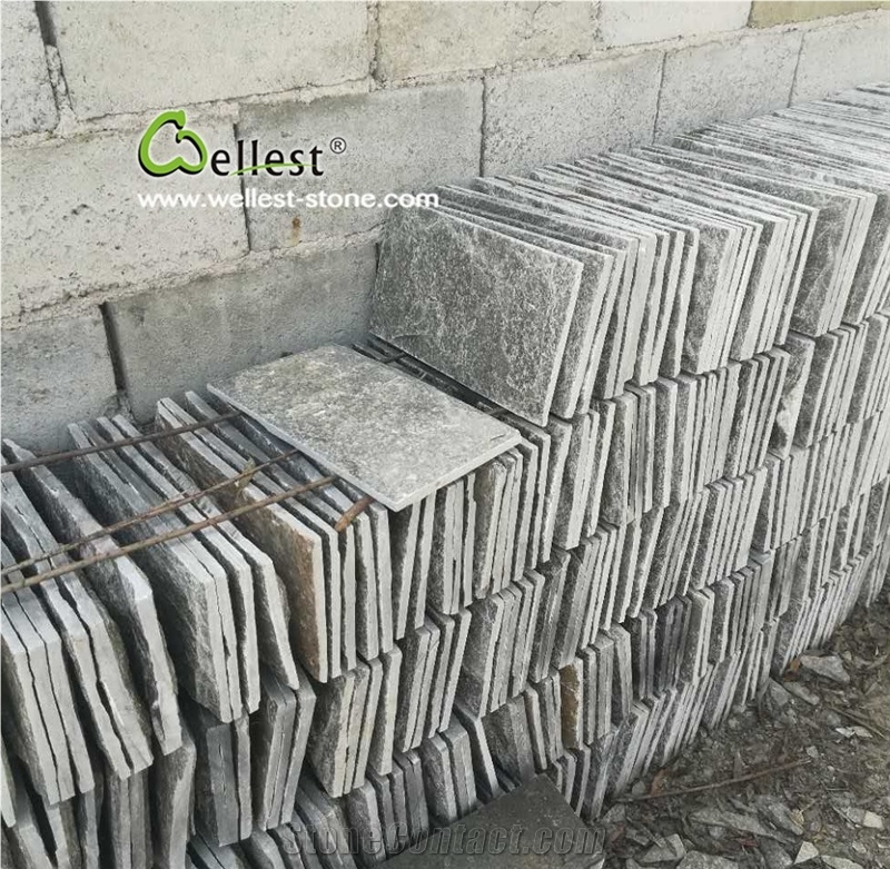 China Natural Green Quartzite Mushroom Stone