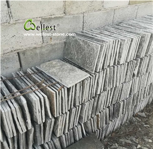 China Natural Green Quartzite Mushroom Stone