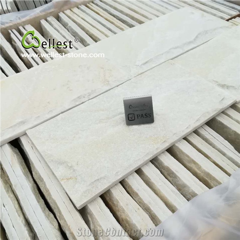 Hot Natural Cream/ Beige Quartzite Mushroom Stone