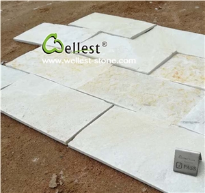Hot Natural Cream/ Beige Quartzite Mushroom Stone