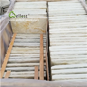 Hot Natural Cream/ Beige Quartzite Mushroom Stone