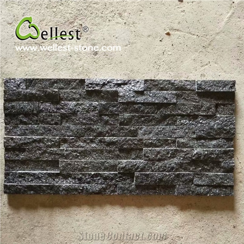 Hubei Black Quartzite Cultured Ledge Stone