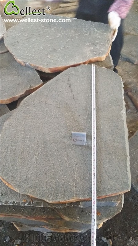 Irregular Basalt Grey Cobble Stone Paving