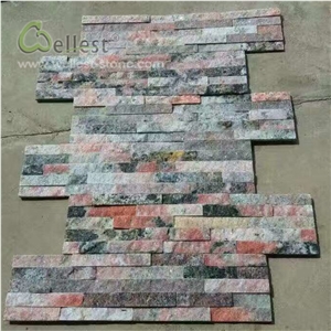 M108 Sunset Red Quartzite Cultured Stone