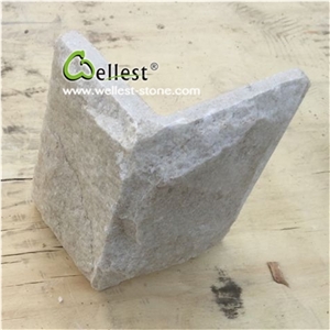 White Quartzite Mushroom Stone for Wall Decoration