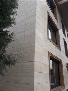 Turkish Light Travertine Filled and Polished