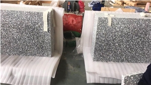 Wholesale Blackgrey Terrazzo Stone Floor Wall Tile