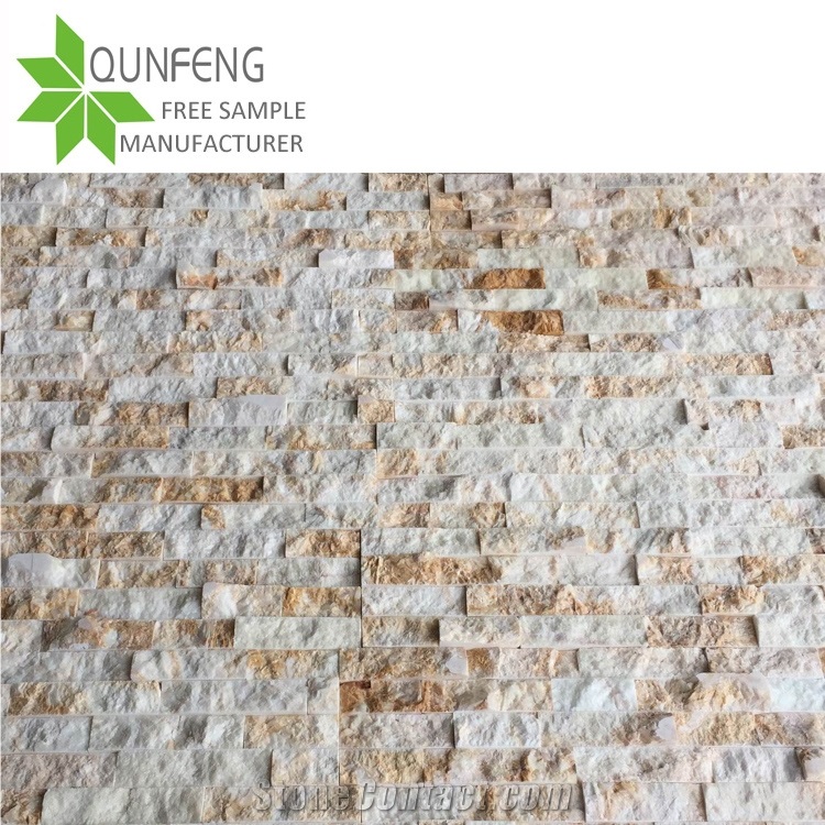 Stacked Wall Cladding Panel Marble Cultured Stone