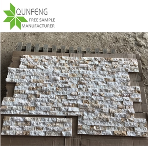 Stacked Wall Cladding Panel Marble Cultured Stone