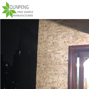 Stacked Wall Cladding Panel Marble Cultured Stone