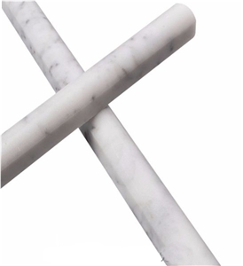 White Marble Border Line Marble Pencil Wall Panel