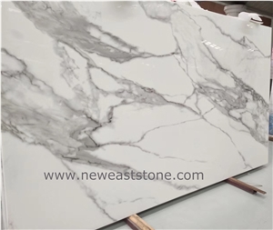 Calacatta Gold Nano Crystallized Glass Stone Slabs