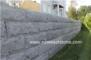 Exotic Grey Granite Retaining Wall Blocks for Sale