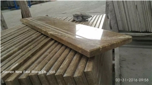 Interior Light Emperador Marble Anti Slip Stair