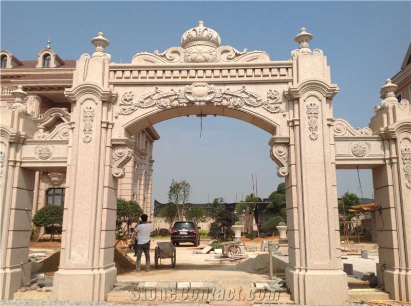 Decorative Door Surround Marble Stone Door Frame