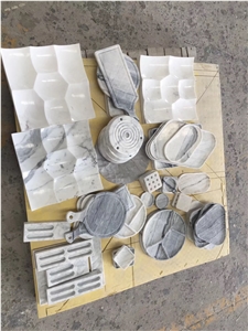 New Design Natural Marble Serving Tray