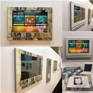 Stone Power Wall Touch Switch Frame