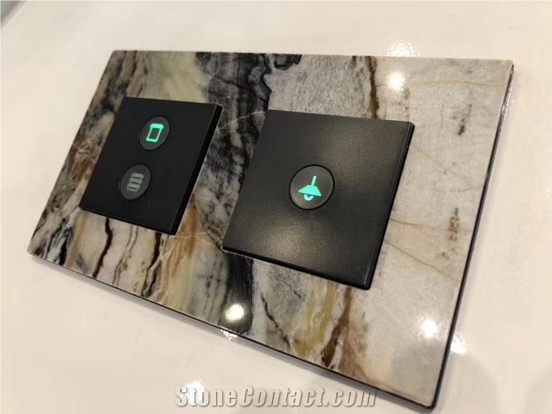 Stone Power Wall Touch Switch Frame