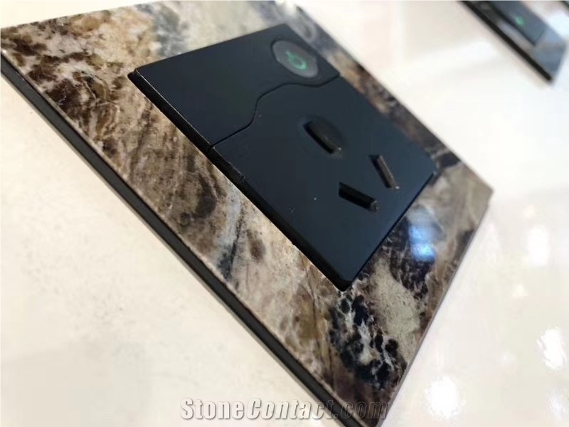 Stone Power Wall Touch Switch Frame