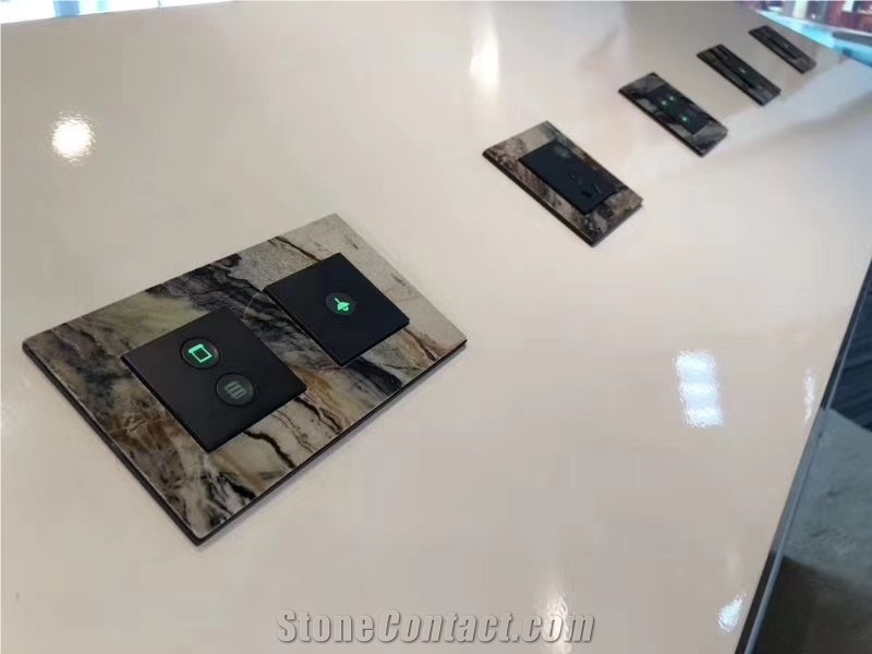Stone Power Wall Touch Switch Frame