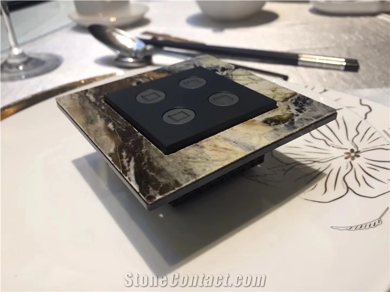 Stone Power Wall Touch Switch Frame