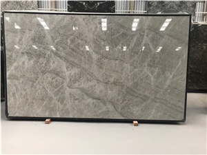Allure Gray Grey Quartzite Slabs Tiles Prefabs