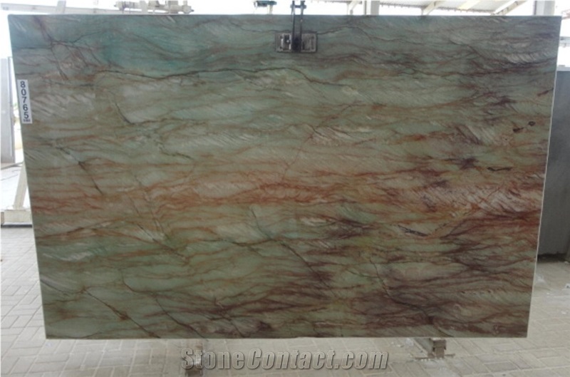 Gaya Green Bordeaux Quartzite Slabs Tiles, Gaya Dream Quartzite