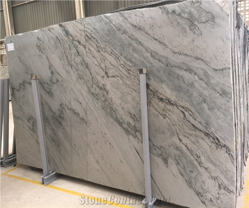 Sea Pearl White Quartzite Slabs & Tiles