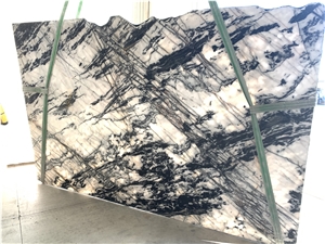 Baikal Crystal Quartzite Slabs, Brazil White Quartzite