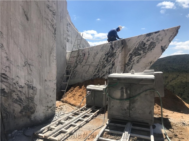 Baikal Crystal Quartzite Slabs, Brazil White Quartzite