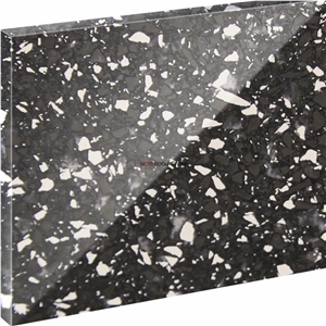 Black Composite Quartz Stone for Tiles