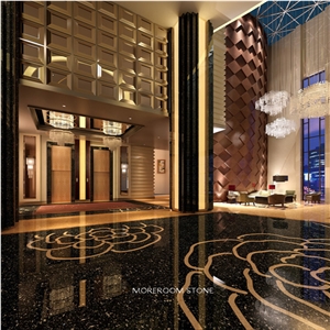 Black Composite Quartz Stone for Tiles