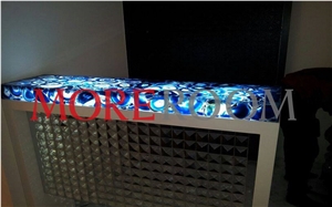 Blue Agate Reception Desk Commercial Counters, Reception Tops