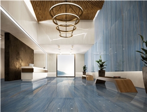 Brazil Azul Macaubas Blue Quartzite Slab Brazil Azul Macaubas Blue Quartzite Slab