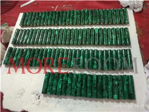 Luxury Home Malachite Stair Case Pillar Column