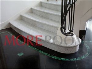 Luxury Home Malachite Stair Case Pillar Column
