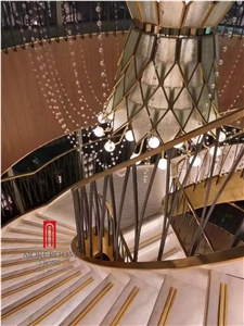 Marble Aluminum Composite Backer Stair Steps