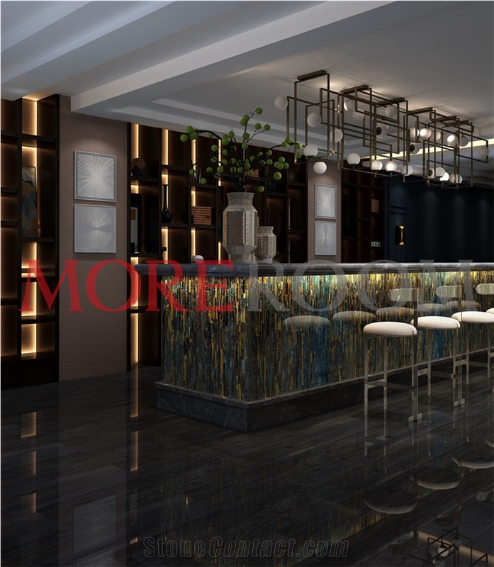 Tiger Eye Slab for Bar Counter