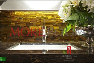 Yellow Tiger Eye for Bathroom