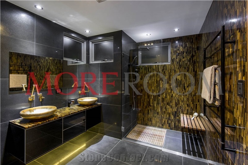 Yellow Tiger Eye for Bathroom
