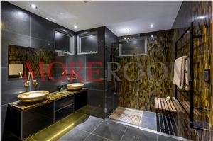 Yellow Tiger Eye for Bathroom