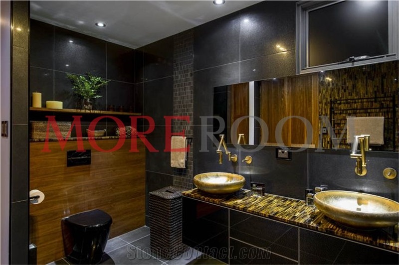 Yellow Tiger Eye for Bathroom